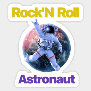 rock n roll astronaut Sticker